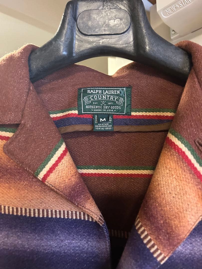 プ*す様 ポロカントリーラグジャケット