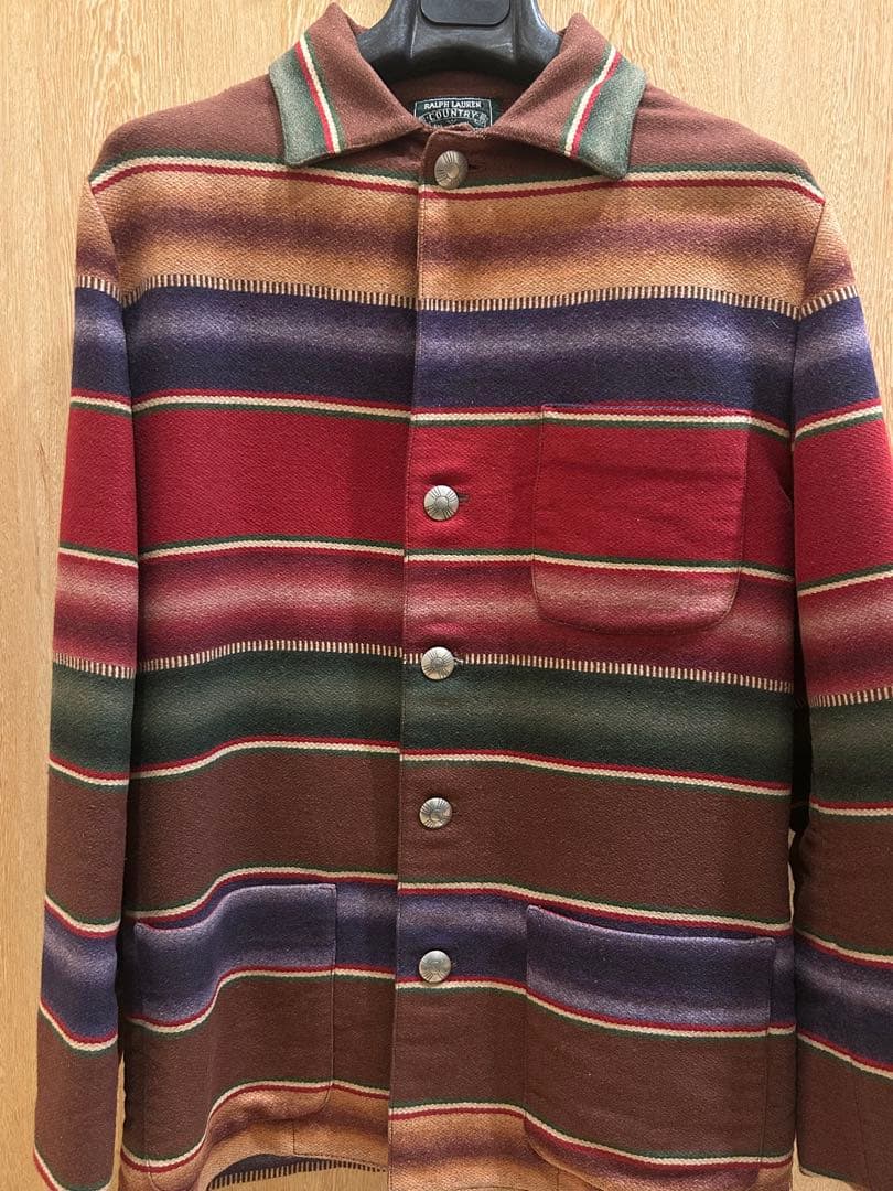 プ*す様 ポロカントリーラグジャケット