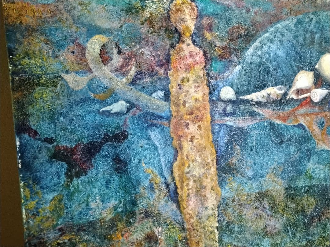 平野杏子「地中海にて」油絵20号