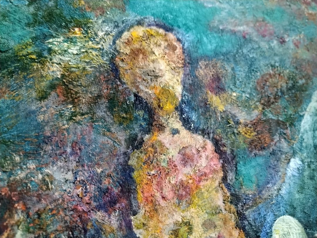 平野杏子「地中海にて」油絵20号