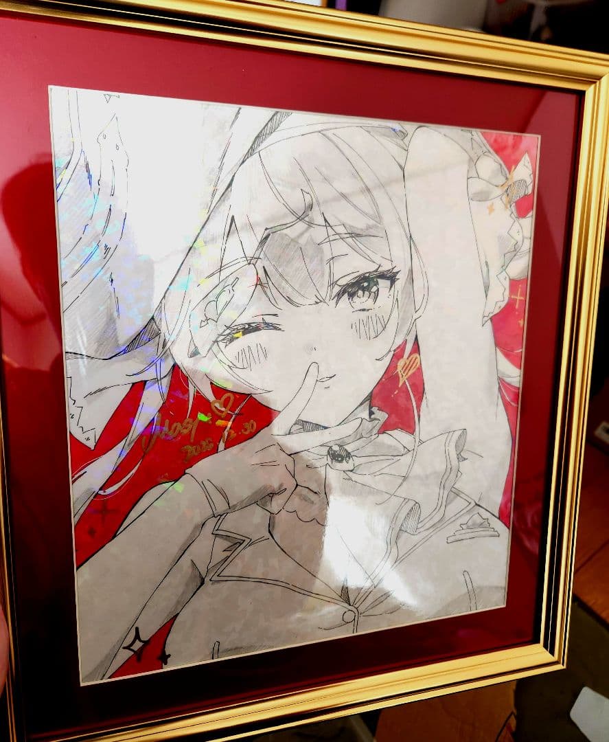 【てぃんくる】プロ絵師マシュ様描き下ろし宝鐘マリン大色紙