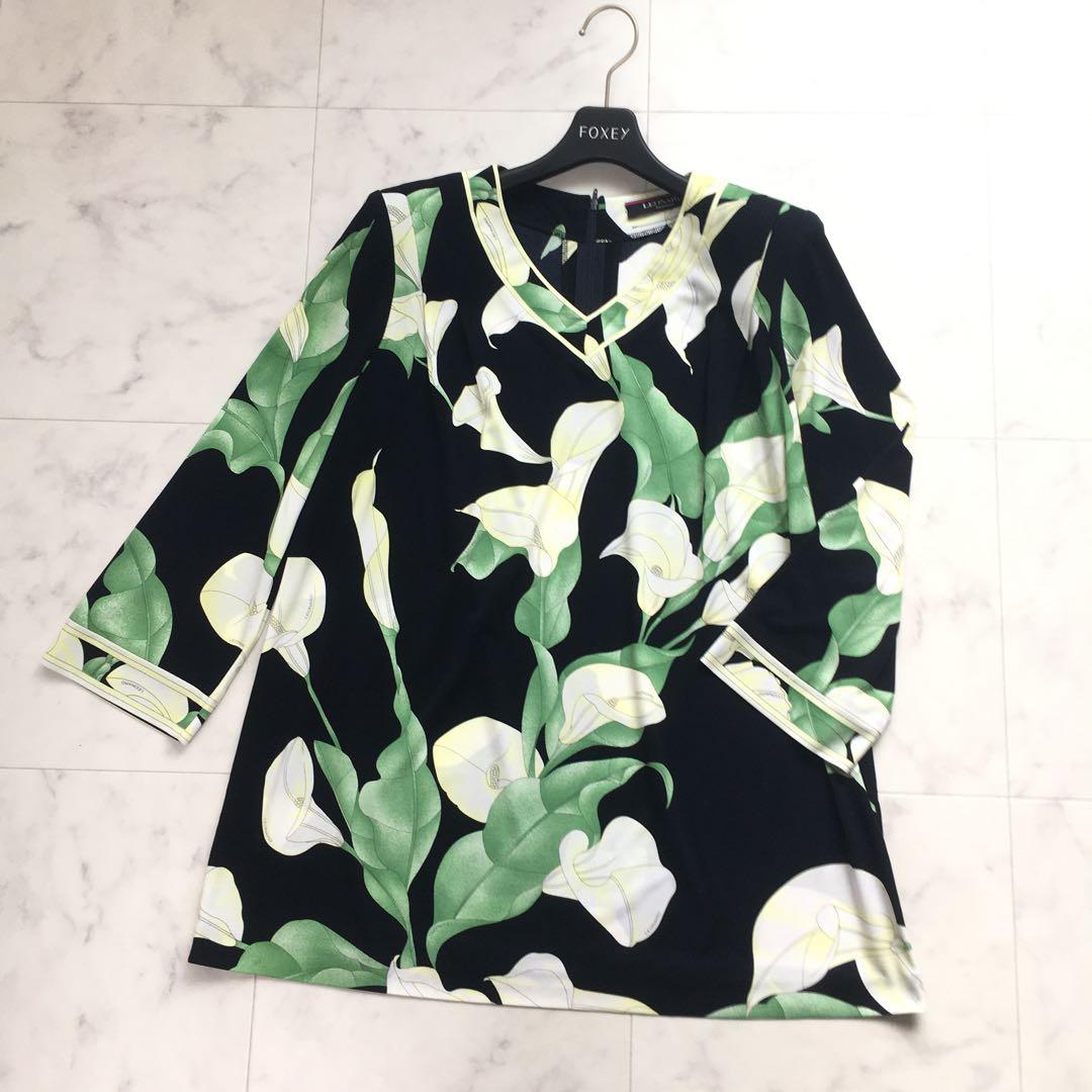 近年美品　LEONARD レオナール　カンカン　チュニック　42