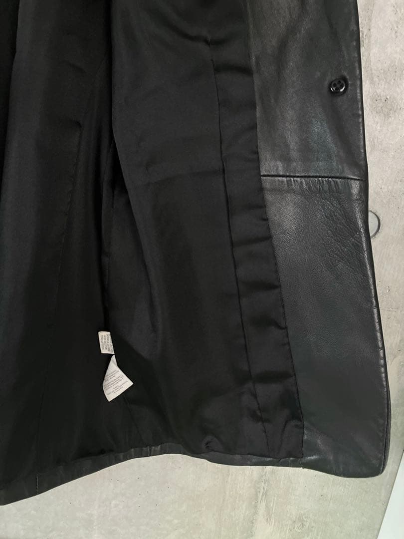 DKNY ラムレザー　テーラードジャケット　本革