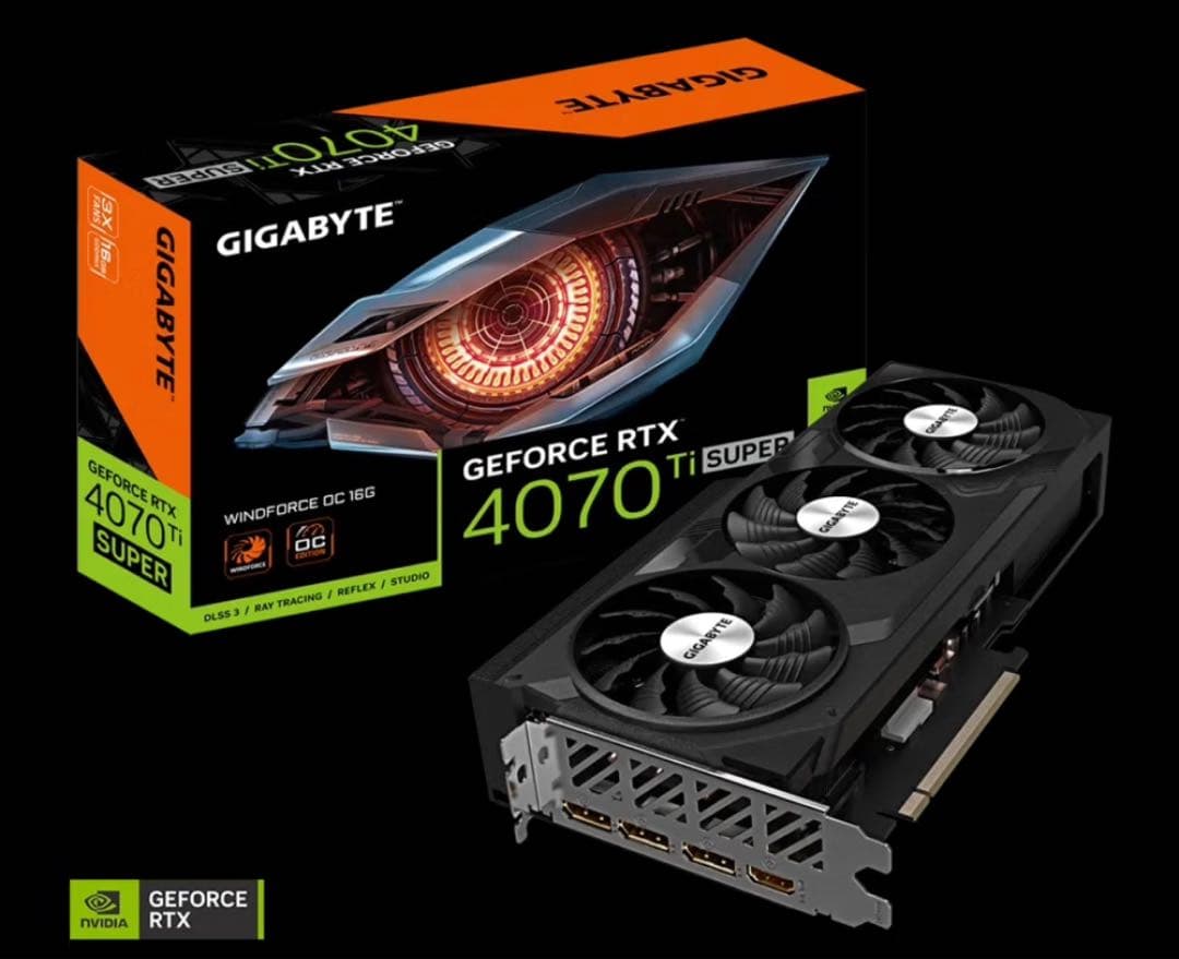 未開封 4070ti super 16GB GIGABYTE WindForce