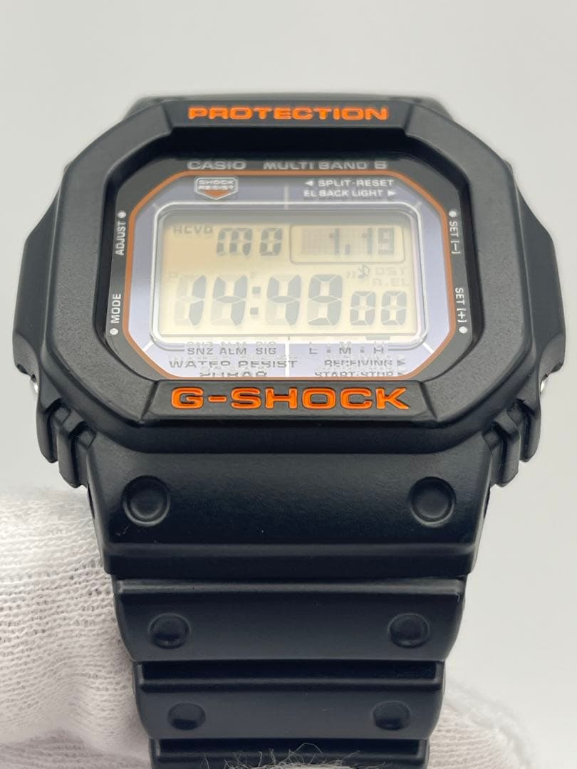 美品G-SHOCK GW-M5610R-1JF 黒オレンジ CASIO