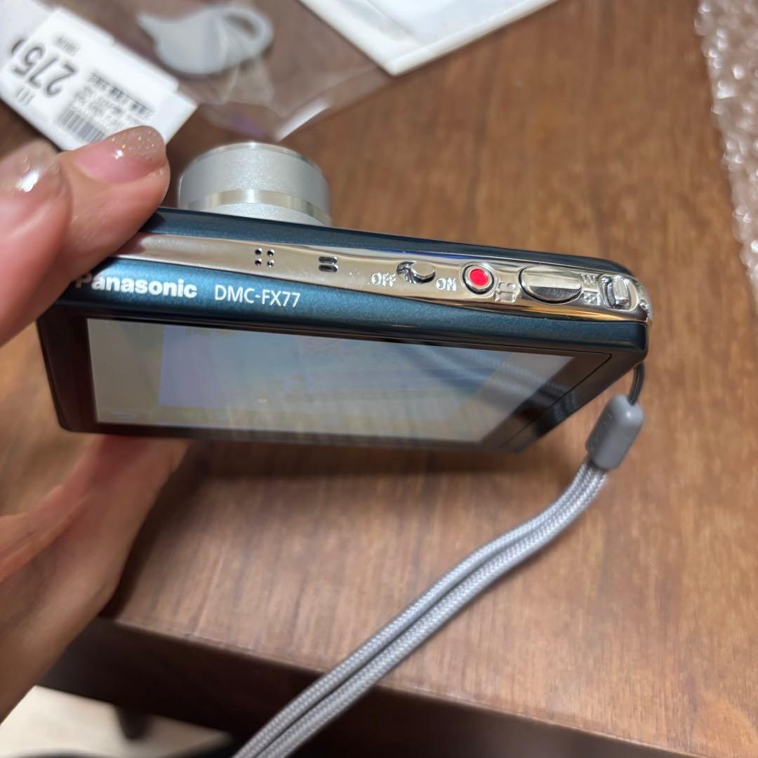 美品 Panasonic LUMIX ルミックス ブルー コンデジ　デジカメ