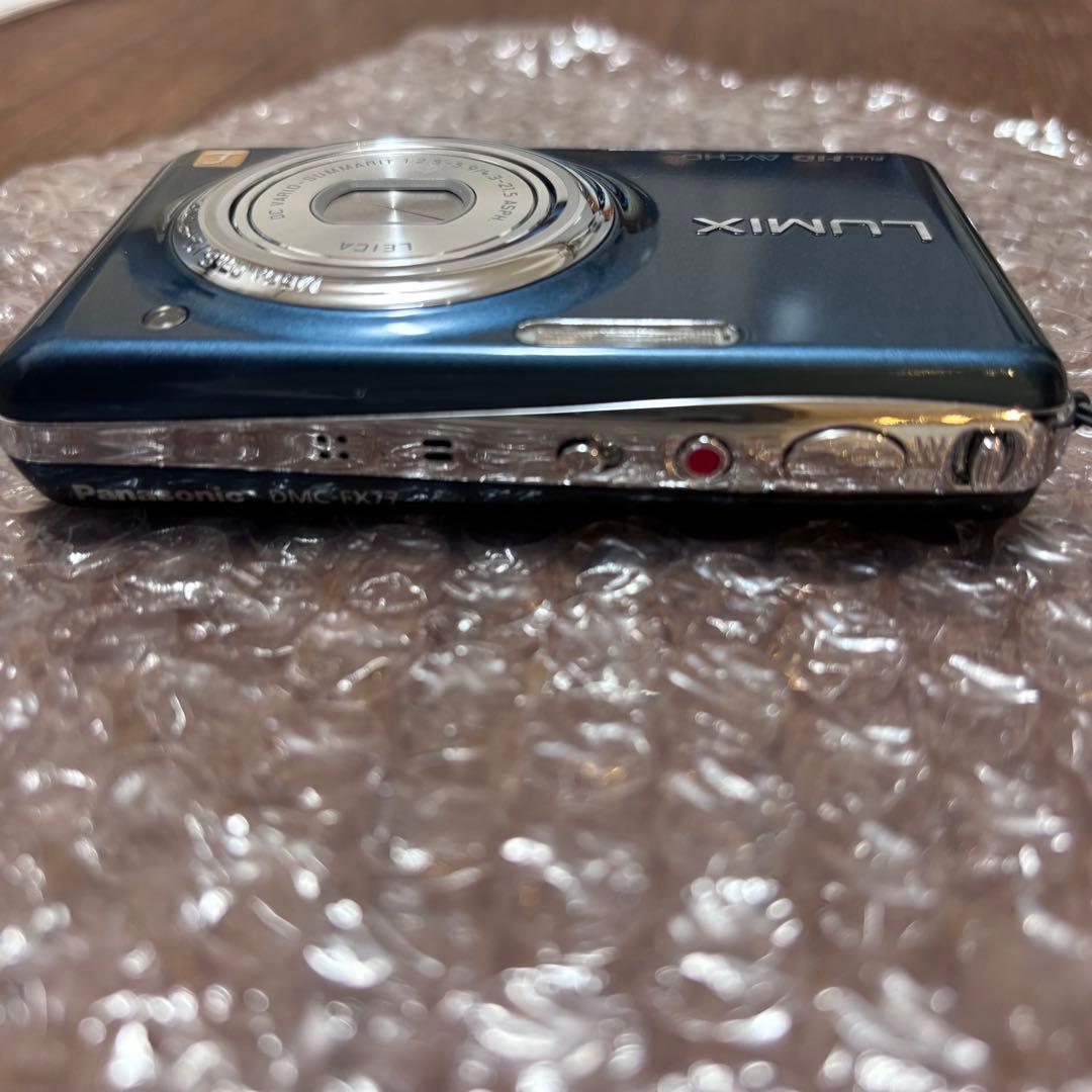 美品 Panasonic LUMIX ルミックス ブルー コンデジ　デジカメ