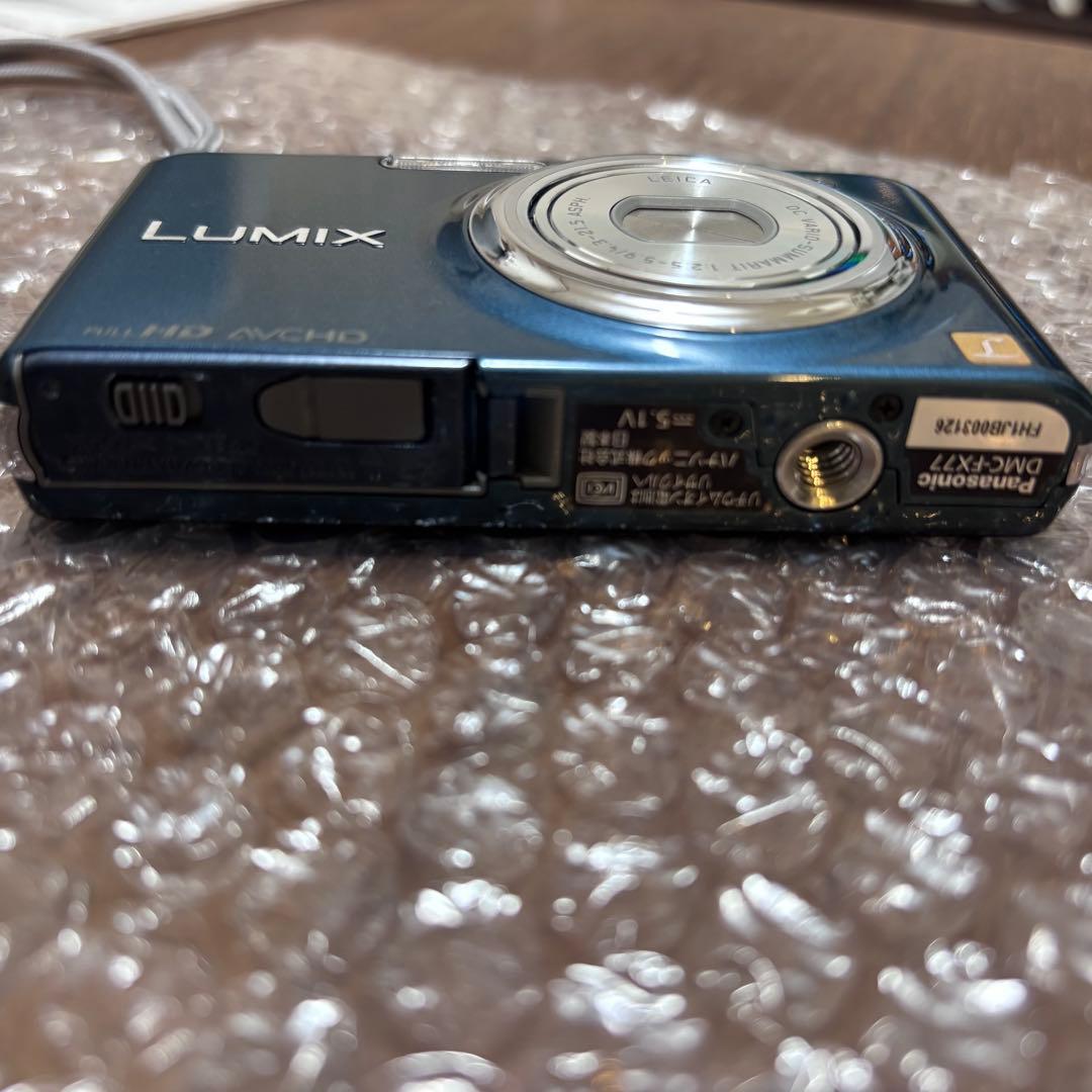 美品 Panasonic LUMIX ルミックス ブルー コンデジ　デジカメ