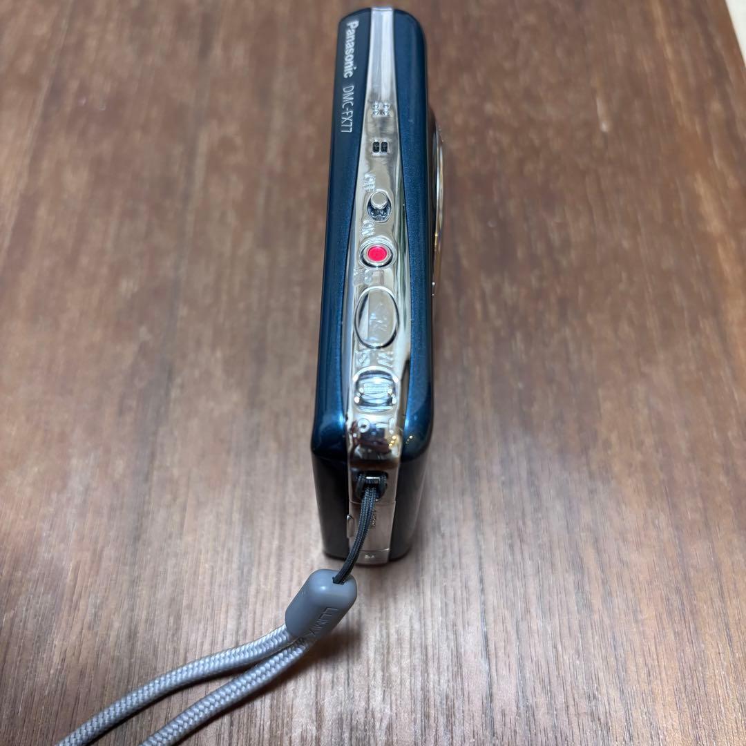 美品 Panasonic LUMIX ルミックス ブルー コンデジ　デジカメ