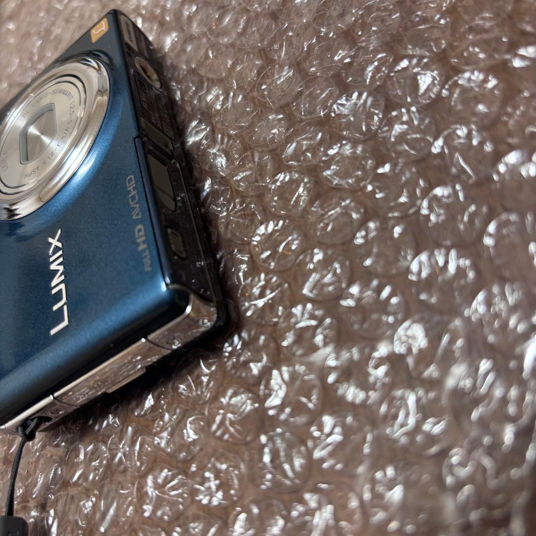 美品 Panasonic LUMIX ルミックス ブルー コンデジ　デジカメ