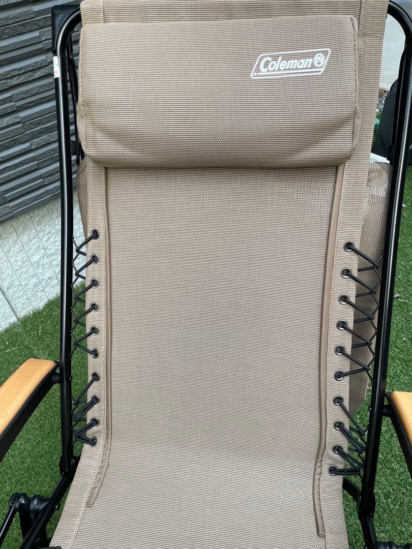 Coleman ベージュ リクライニングチェア