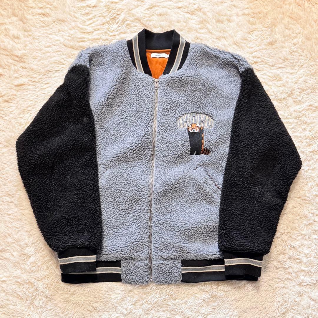 graniph / グラニフ IKAKU ボアスタジアムジャンパー スタジャン