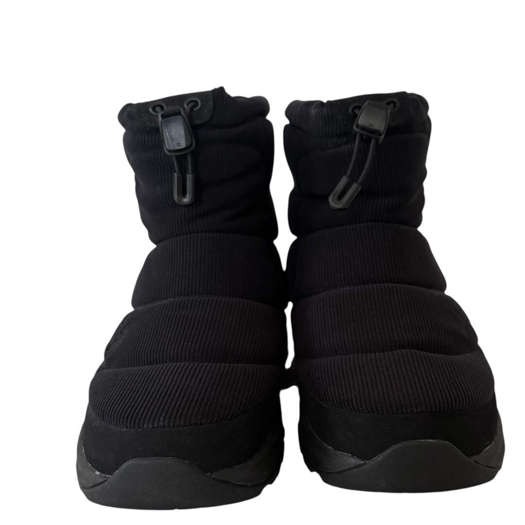 【美品】ノースフェイス　ヌプシブーツ25cmコーデュロイ　ブーティー　黒