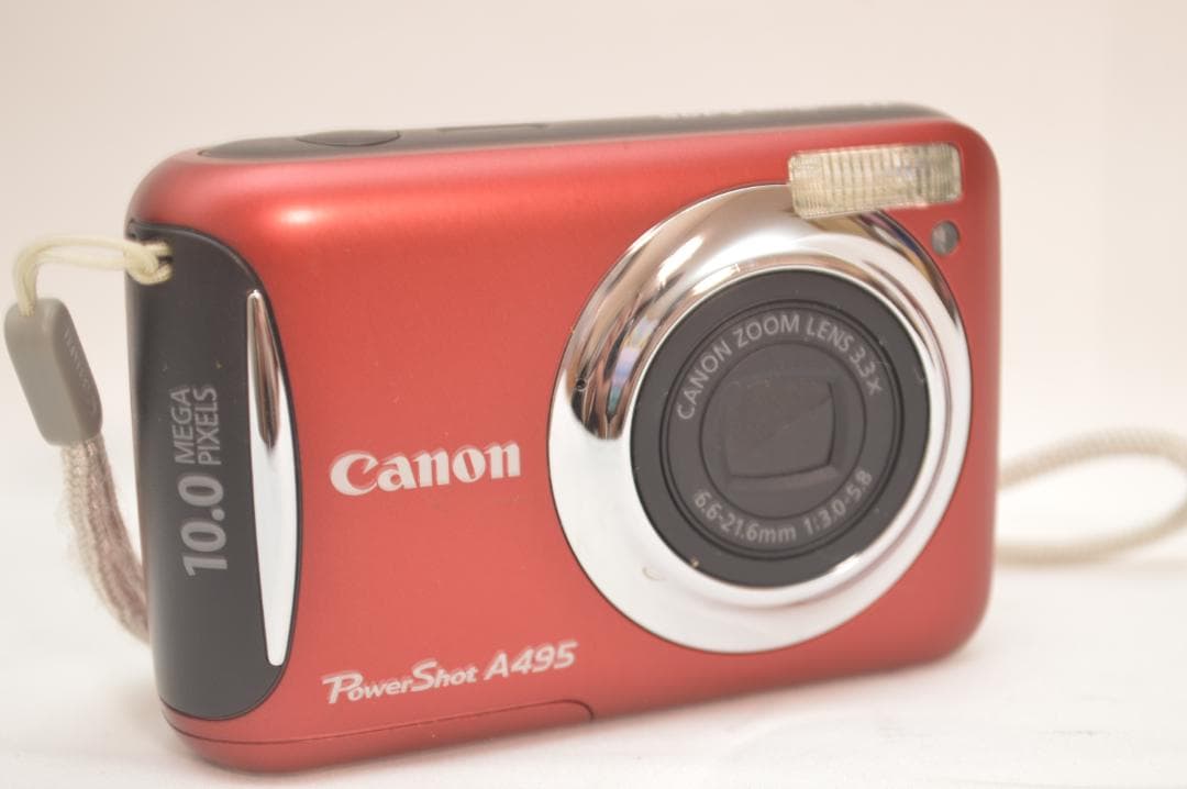 ✨未使用級美品✨ Canon Powershot A495 単三電池で動作