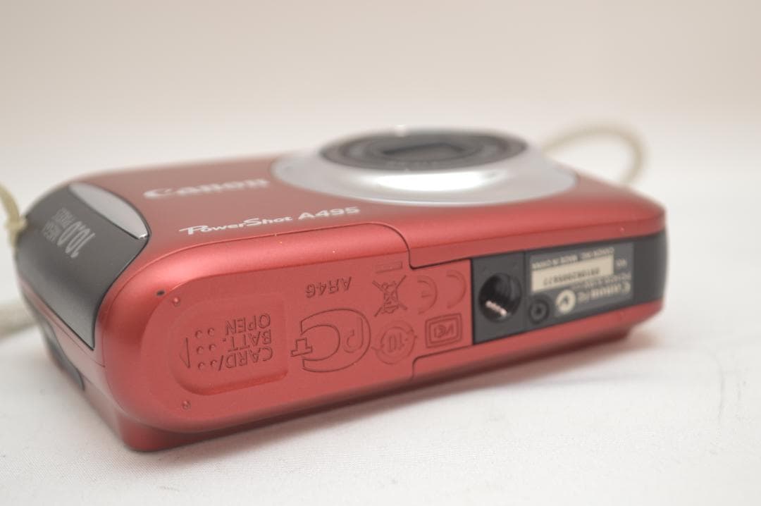 ✨未使用級美品✨ Canon Powershot A495 単三電池で動作