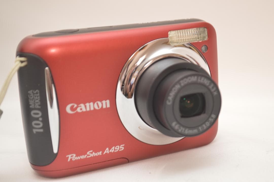 ✨未使用級美品✨ Canon Powershot A495 単三電池で動作
