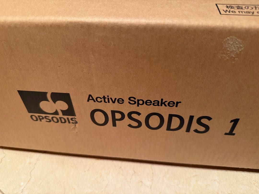 鹿島建設　OPSODIS 1 スピーカー　黒