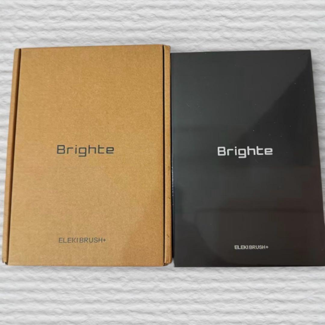 新品未使用 Brighte ELEKI BRUSH+ エレキブラシ 美顔器箱付き