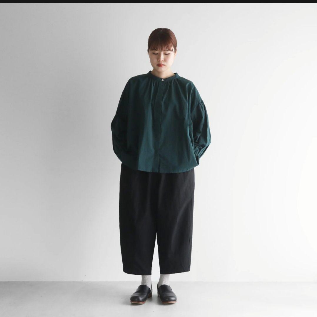 HUIS コードレーンワイドパンツ ブラック