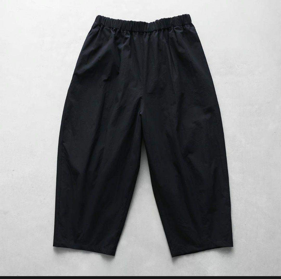 HUIS コードレーンワイドパンツ ブラック
