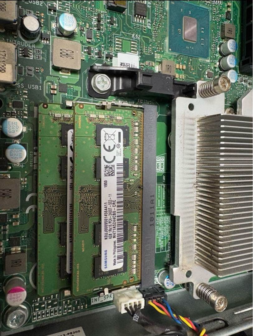 ミニPC Dell 3050 Micro(CASIO WG1)Cel G3900T 8GB