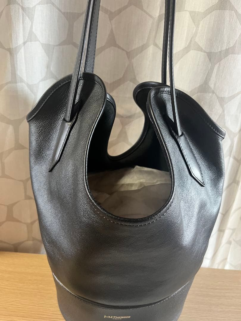お*ぎ様 J&M DAVIDSONレイバケットS 黒 レザーバッグ