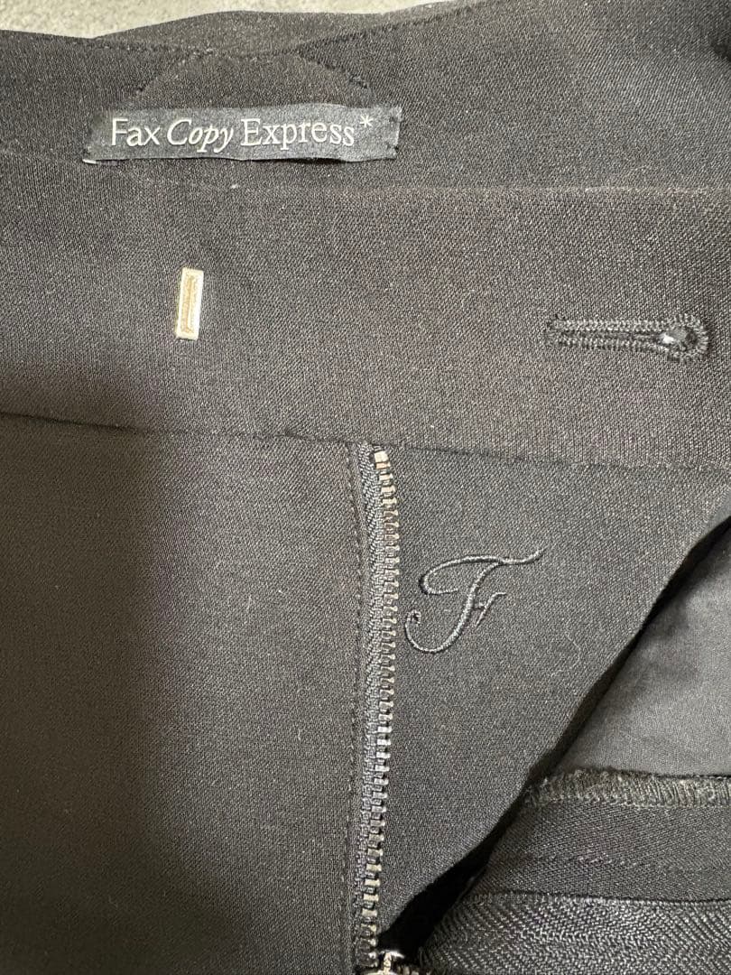 Fax Copy Express 黒 スラックス Lサイズ