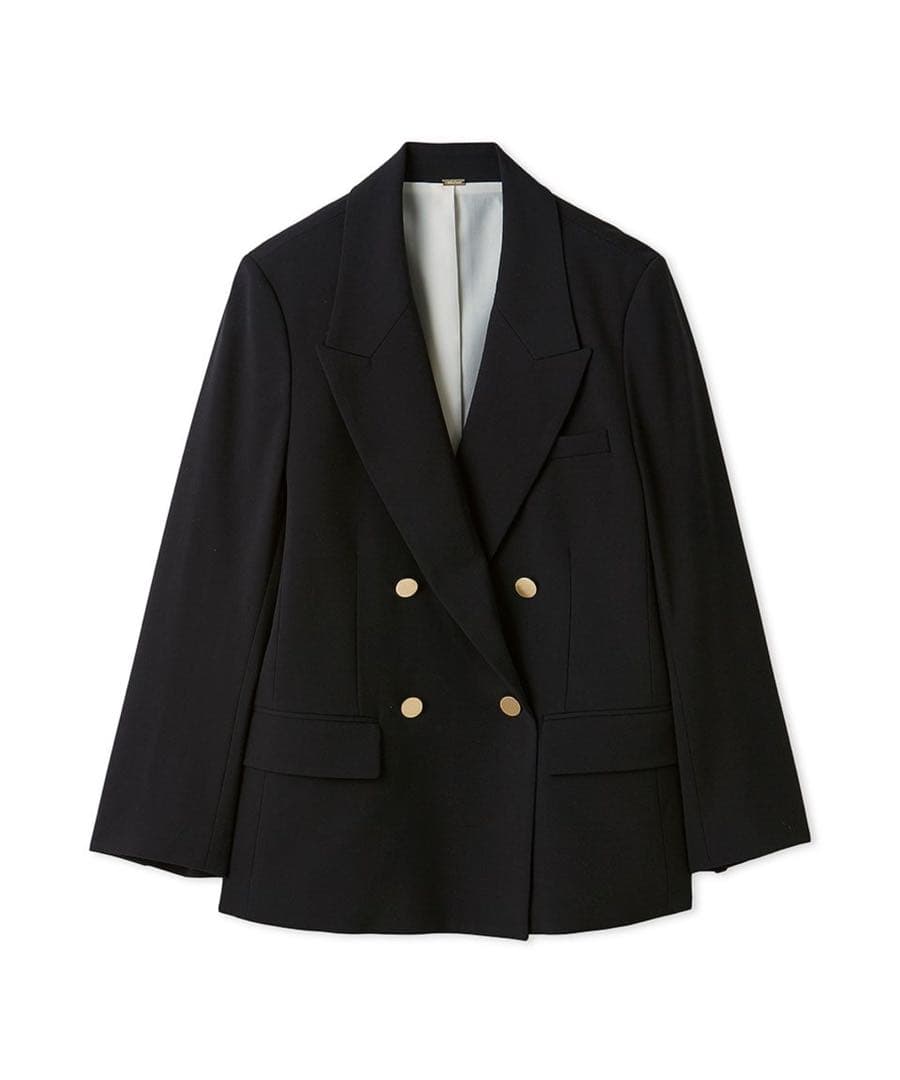 【美品】Mila Owen金釦ダブルブレストロングブレザー