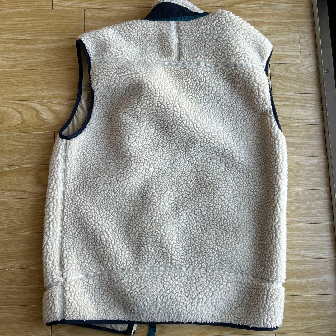Patagonia フリースベスト Mサイズ クリーム