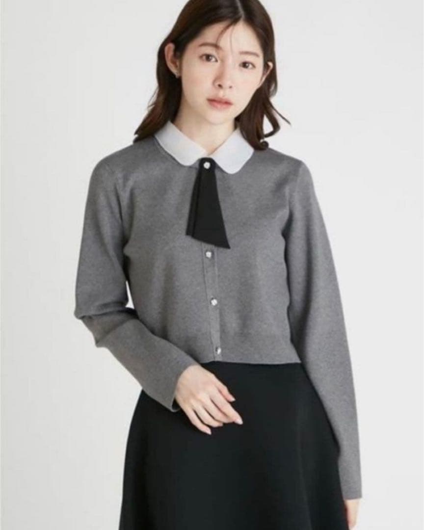 定価19800円セルフォードデタッチャブル総針カーディガン38サイズ　タグ有