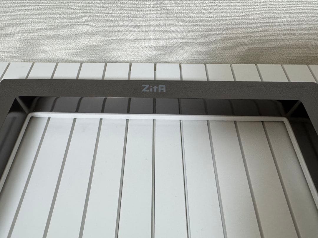 【美品】ZitA SQUARE ホワイト 自動ゴミ箱 キャスター&消臭剤付