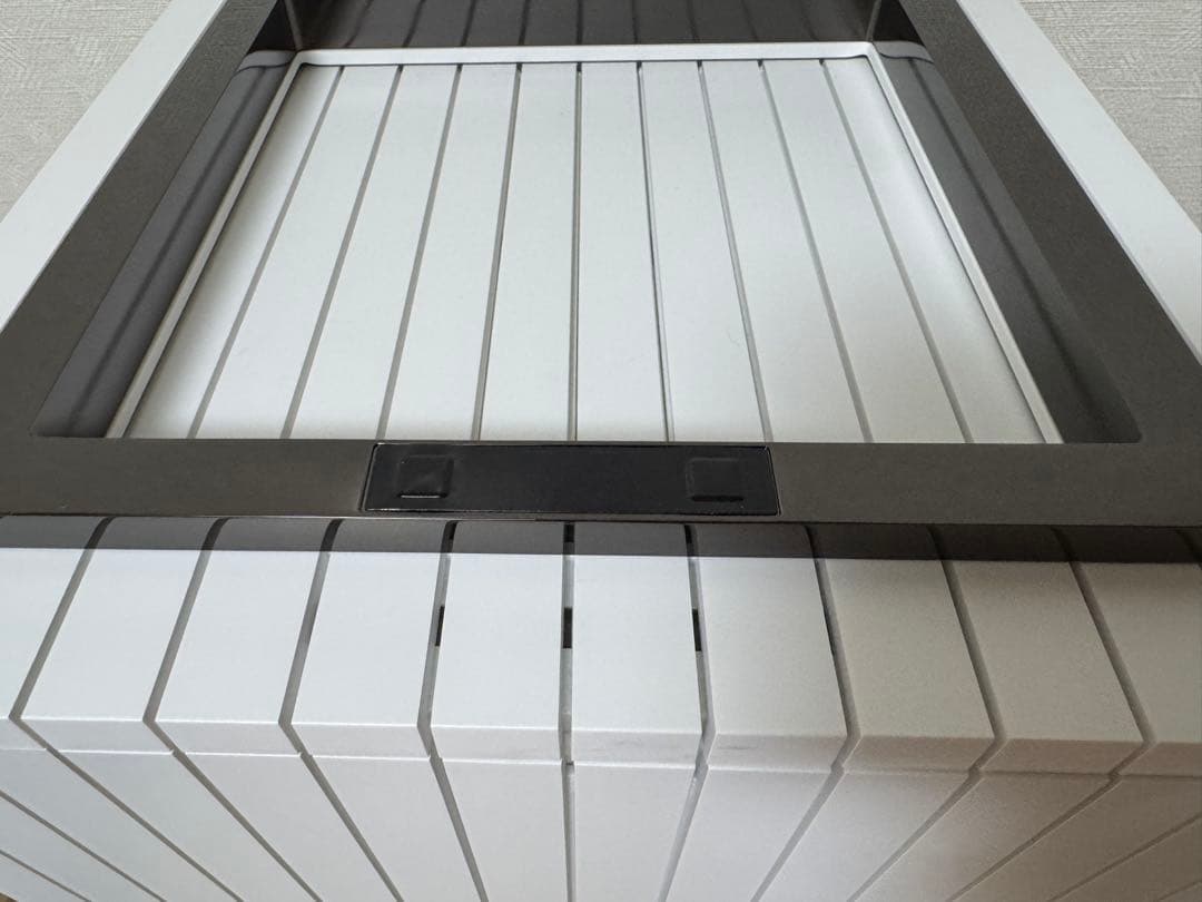 【美品】ZitA SQUARE ホワイト 自動ゴミ箱 キャスター&消臭剤付