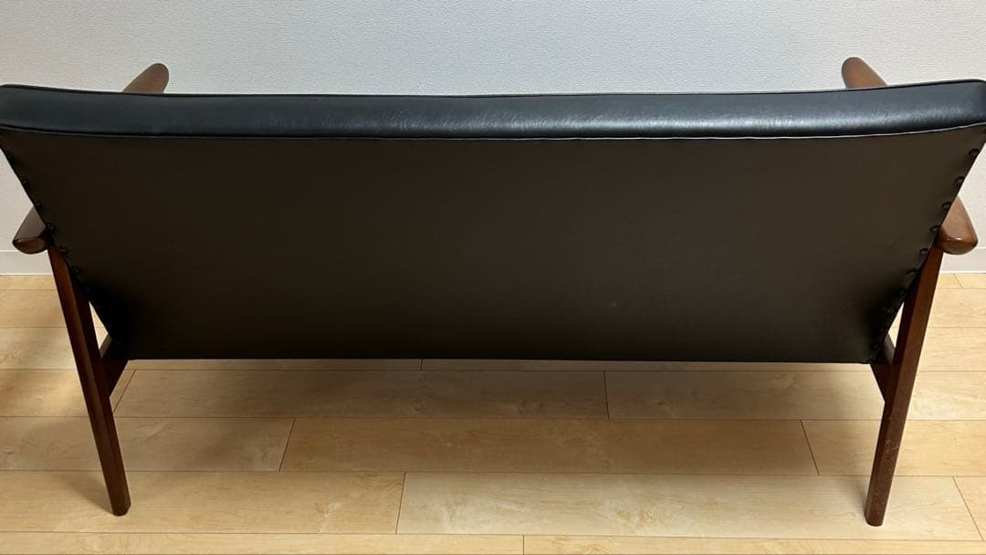 【leopa様　カリモク60】karimoku Kチェア2シーター ブラック