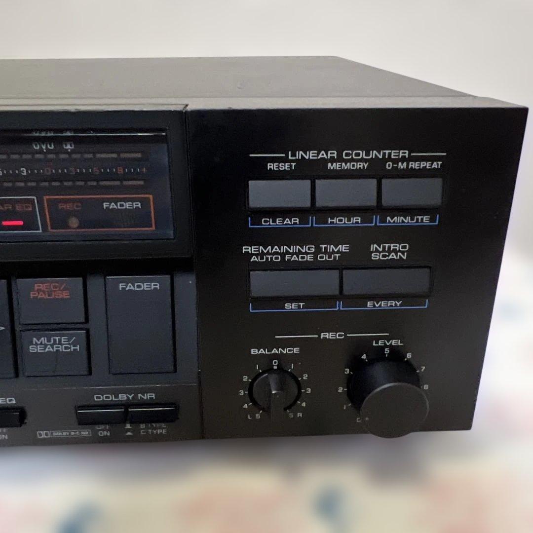 YAMAHA K-550 カセットデッキ動作品保証有 新品テープ2本付属超お買得