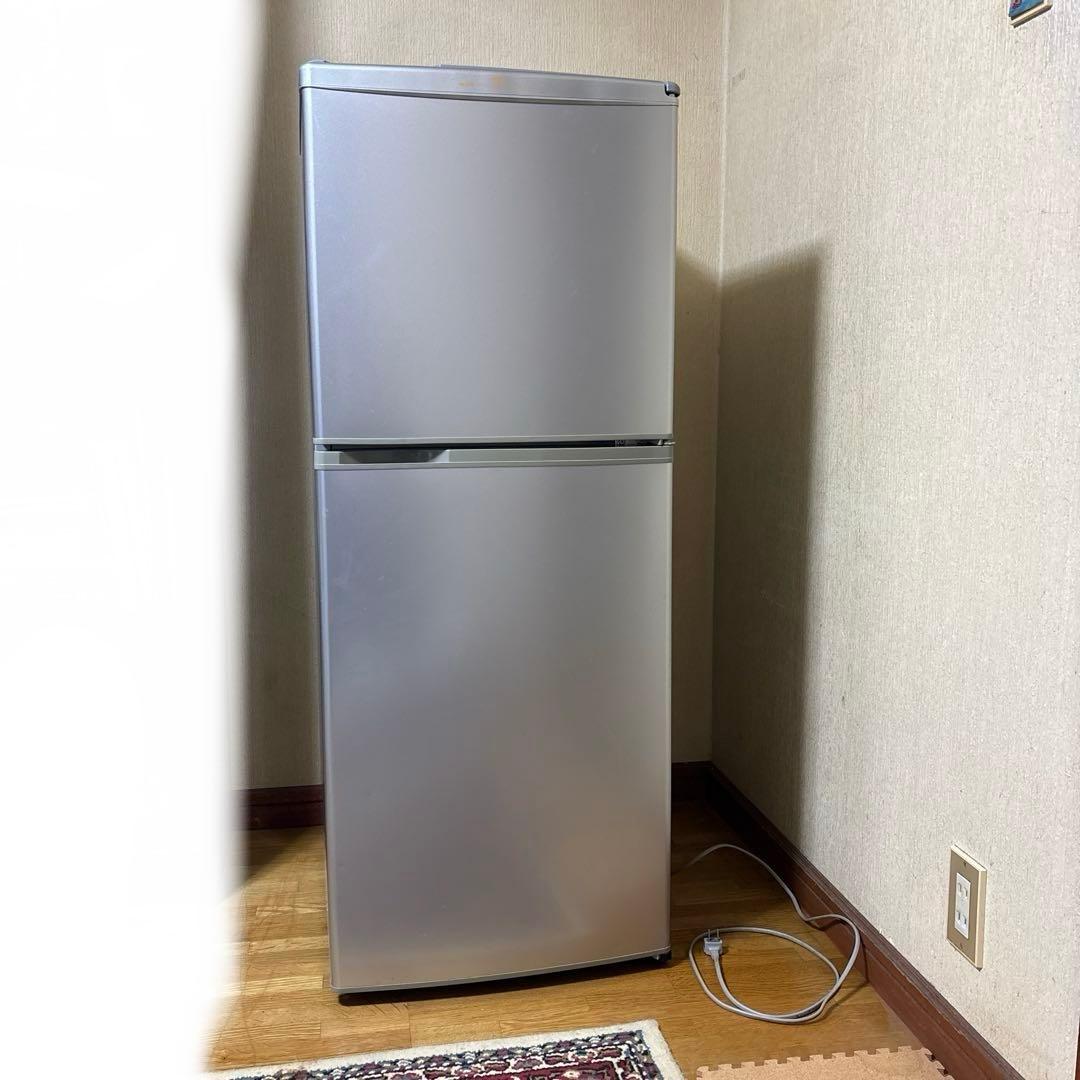 ⚫︎SANYO ノンフロン冷凍冷蔵庫 137L 2ドア SR-14T （S）動作品