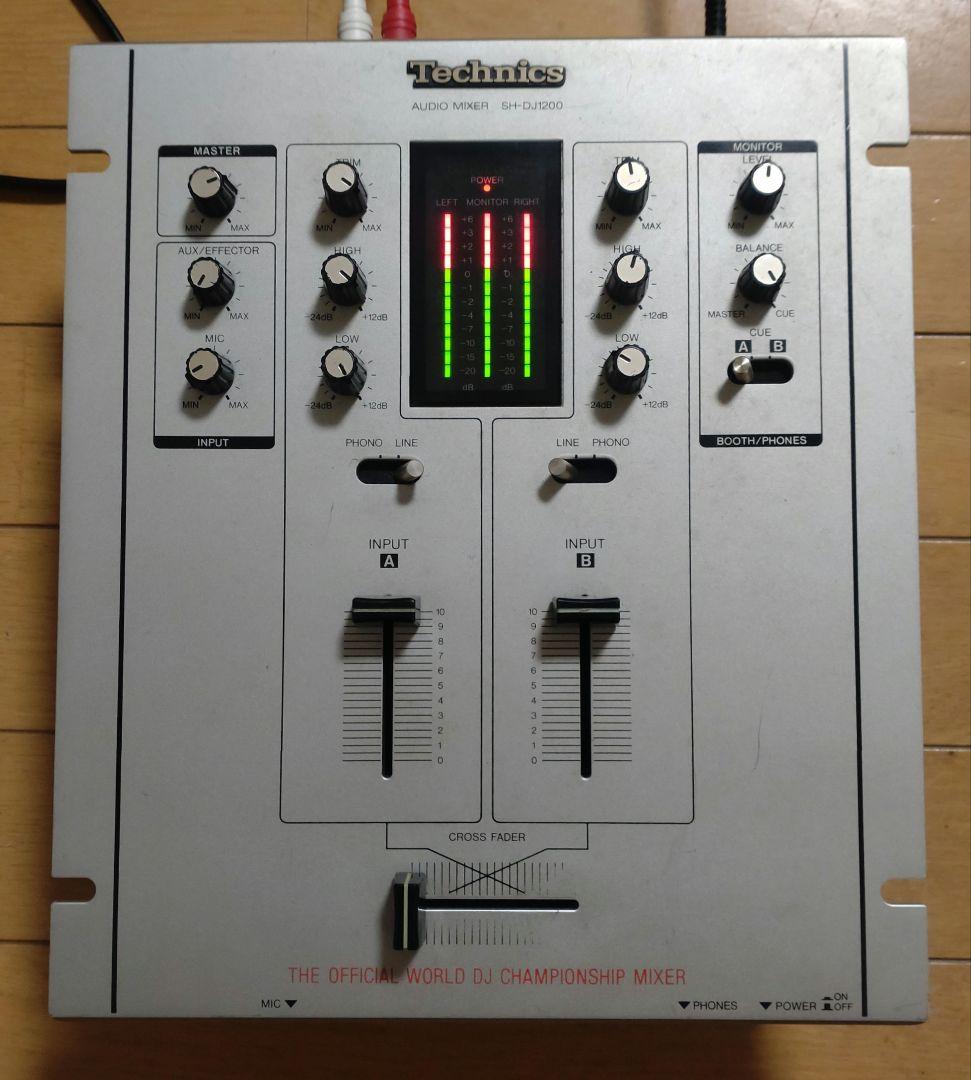 Technics SH-DJ1200 動作確済み　クロスCHフェーダー未使用交換