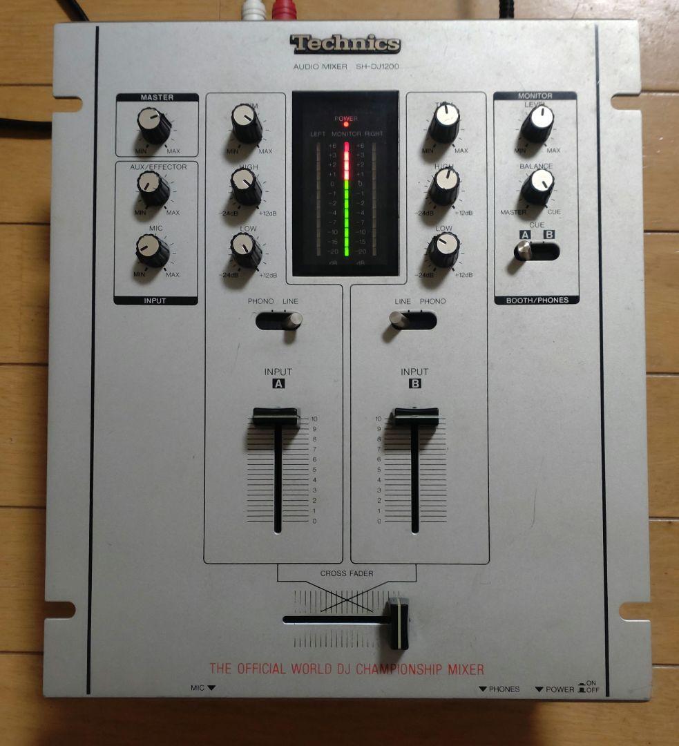 Technics SH-DJ1200 動作確済み　クロスCHフェーダー未使用交換