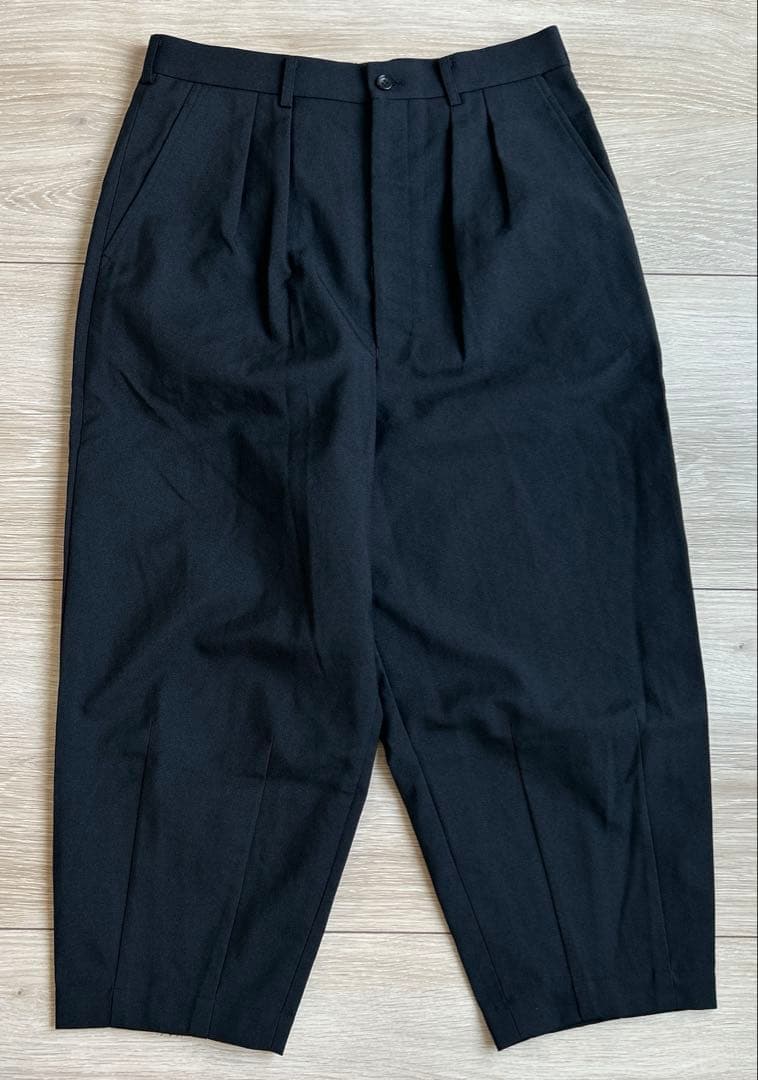美品 COMME des GARCONS HOMME ワイドテーパードスラックス