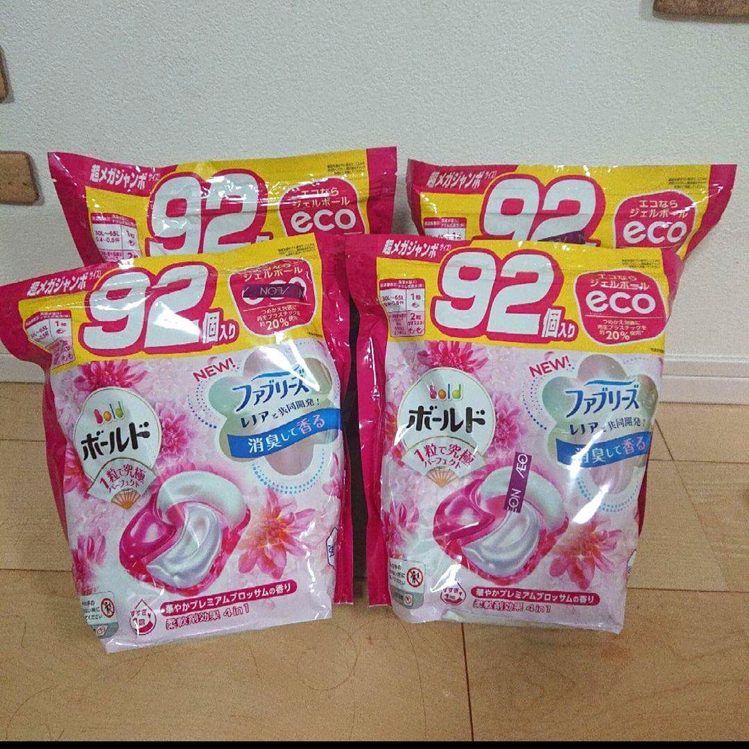ボールド ジェルボール 4D プレミアム　 詰替え 92個×4個 368個