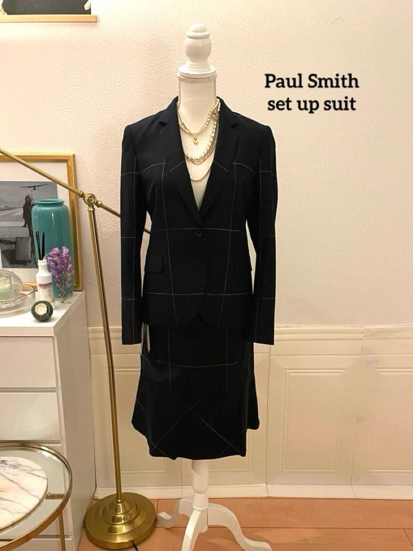 【9万円】Paul Smith マルチカラーチェックデザイン　スーツ