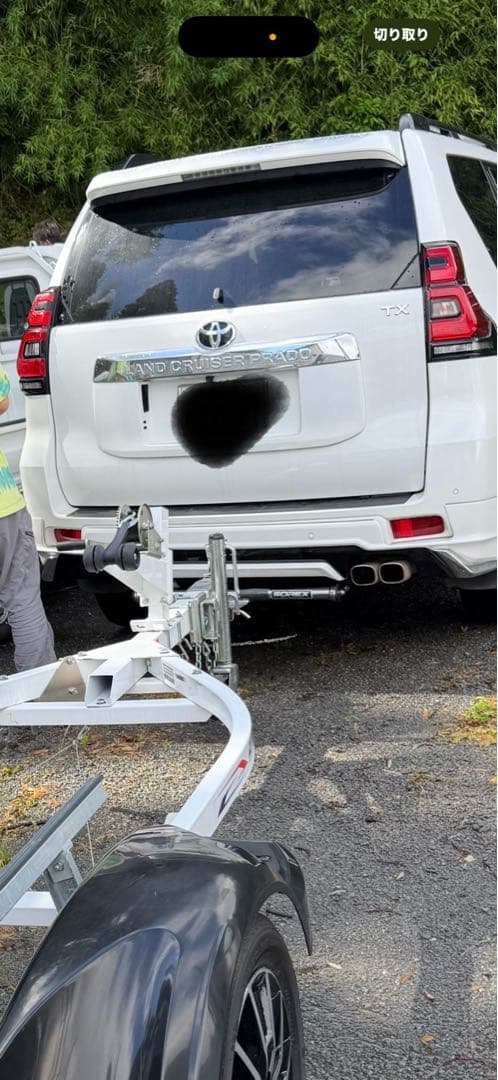 ランドクルーザープラド　150後期　ソレックス　ステンレスヒッチメンバー