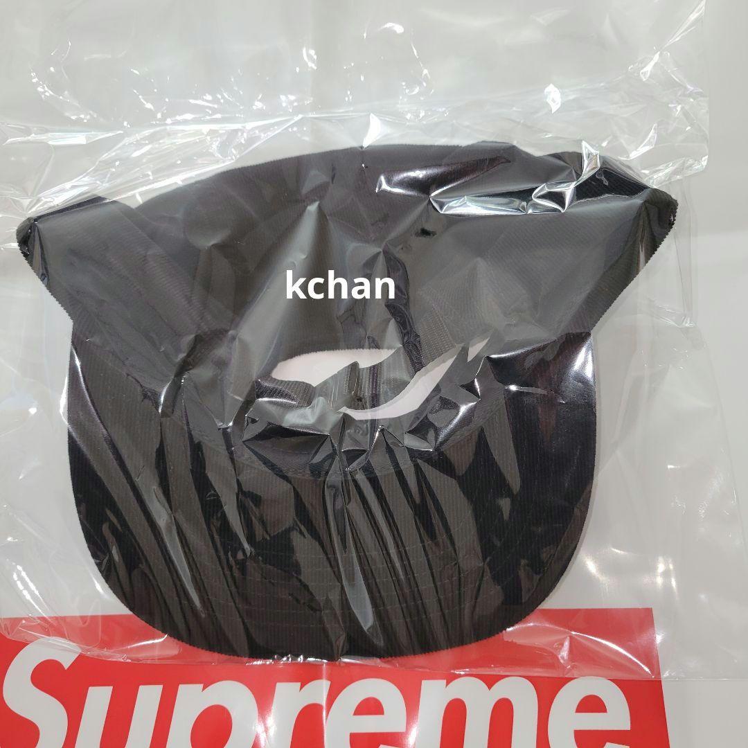 Supreme Corduroy Pocket Camp Cap 黒