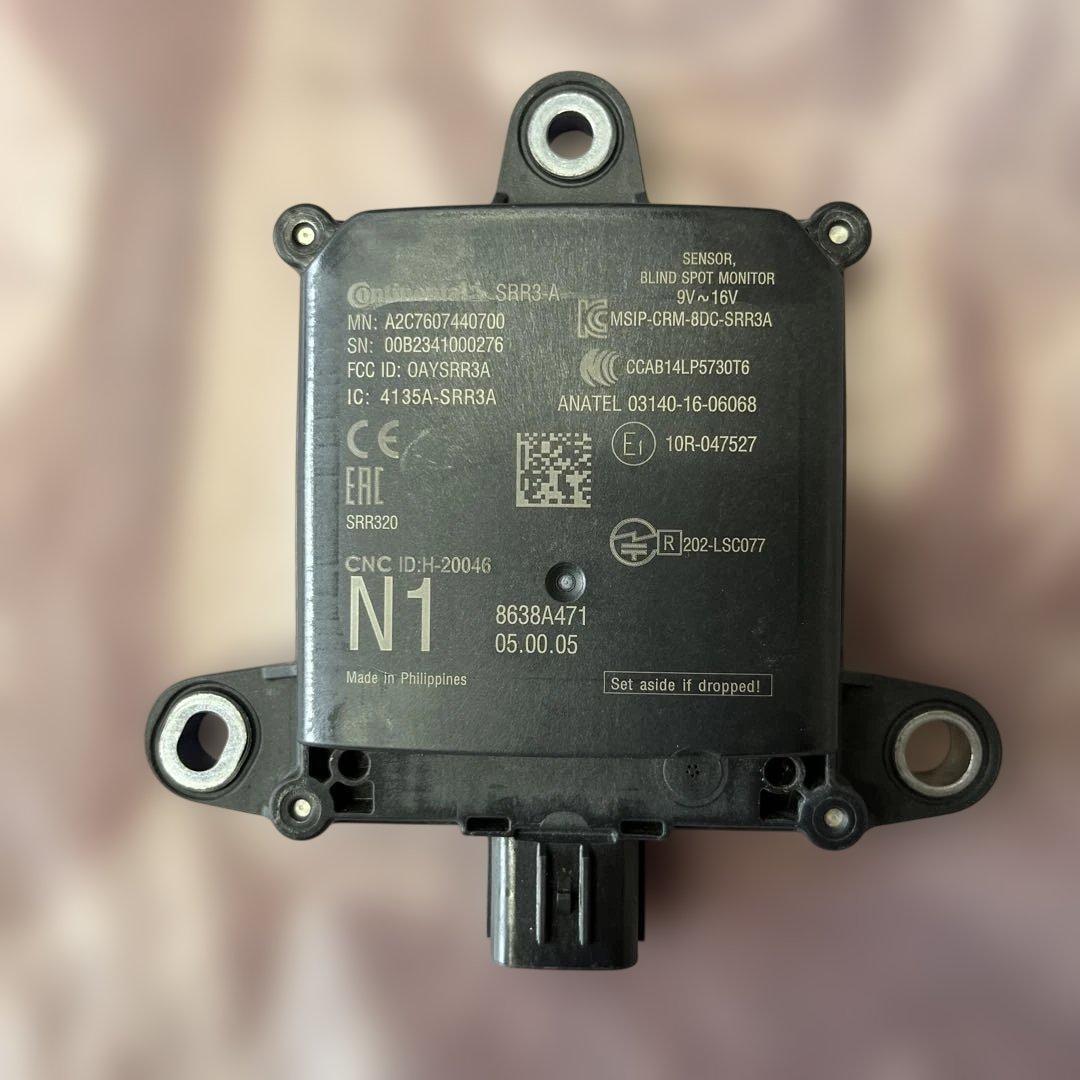 ブラインドスポットモニターセンサー デリカD5 右側リヤ