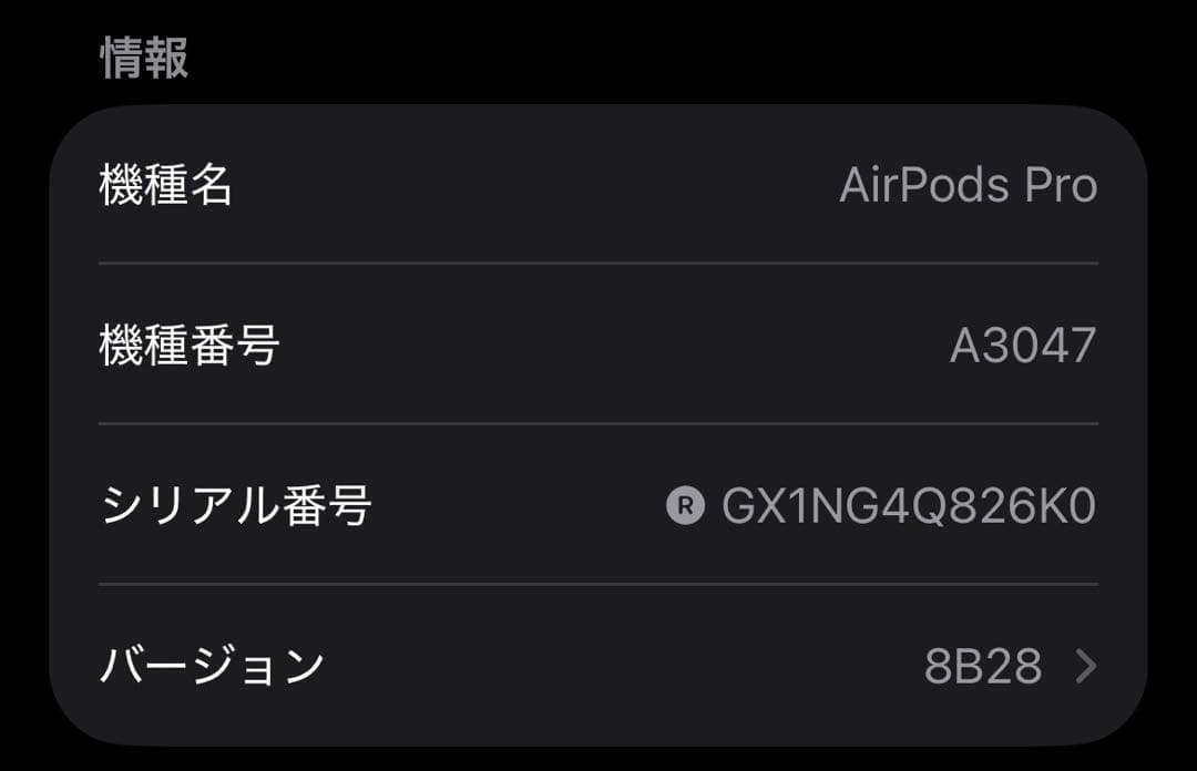 AirPods Pro 第2世代 usb-c 右耳 A3047 [53]