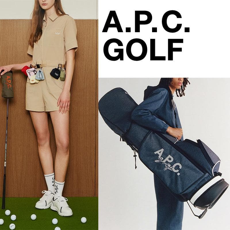 K【XS】A.P.C. 襟付きトップス ベージュ 長袖ポロシャツ