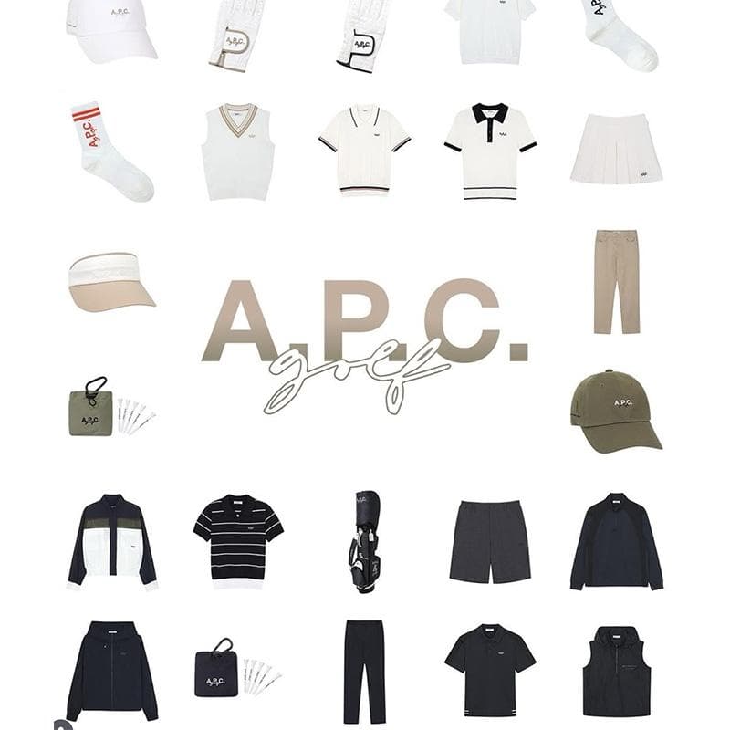 K【XS】A.P.C. 襟付きトップス ベージュ 長袖ポロシャツ