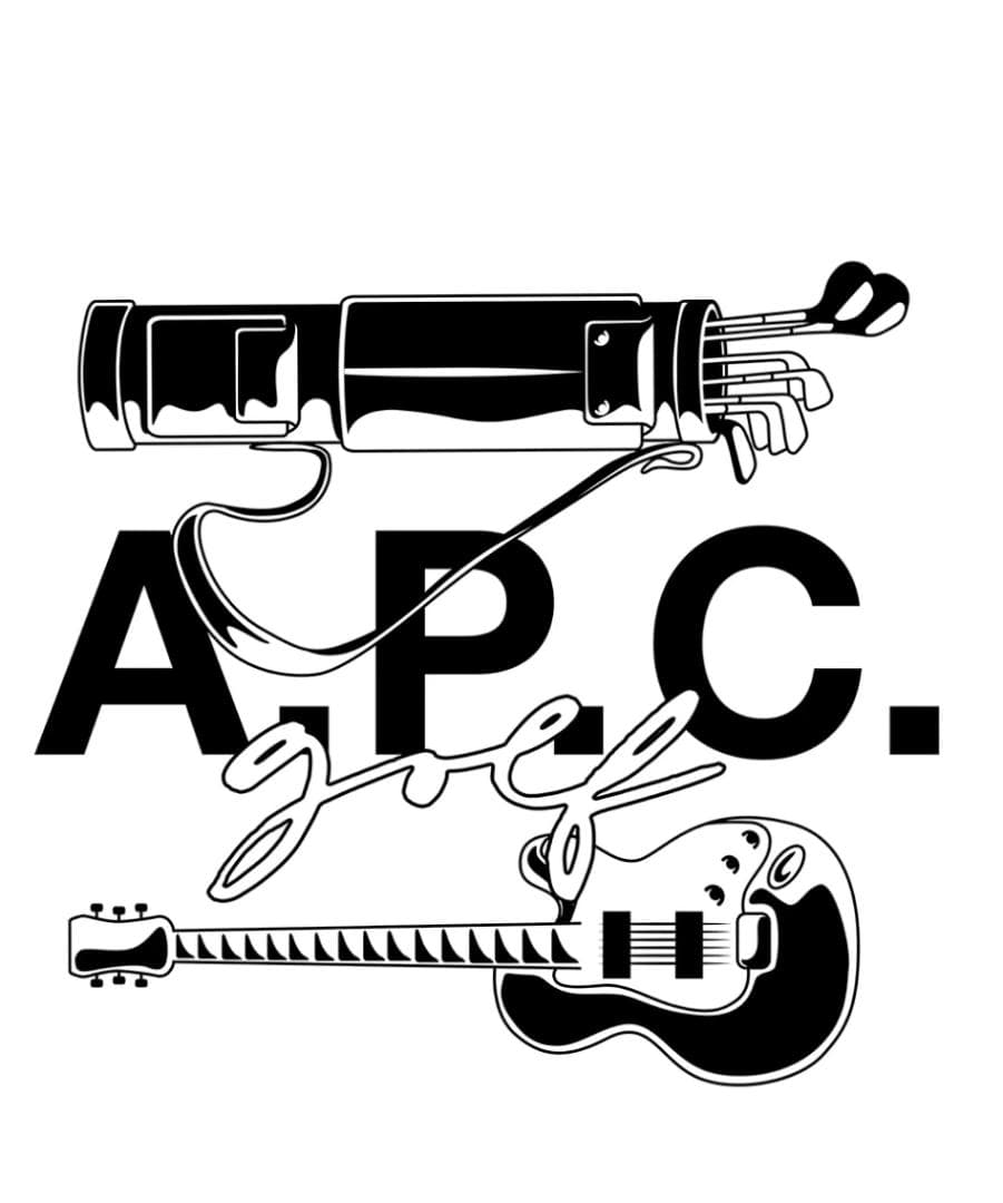 K【XS】A.P.C. 襟付きトップス ベージュ 長袖ポロシャツ