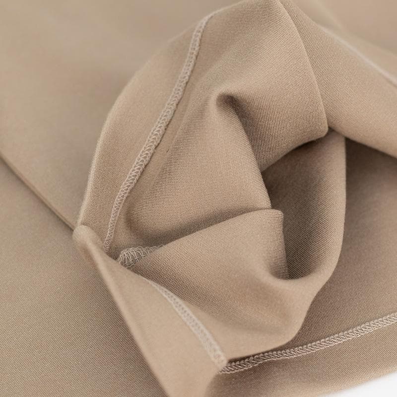 K【XS】A.P.C. 襟付きトップス ベージュ 長袖ポロシャツ