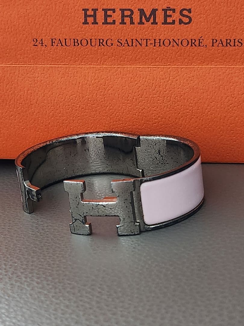難あり★エルメス★HERMES★バングル★ピンク