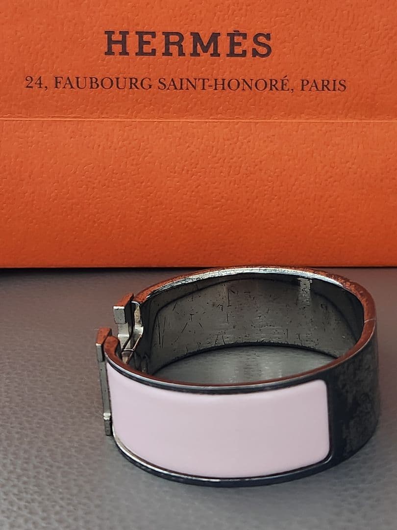 難あり★エルメス★HERMES★バングル★ピンク